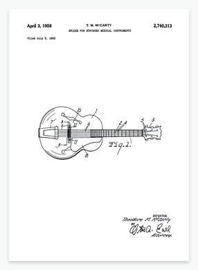 guitar | PATENTPLAKAT - decoARTE