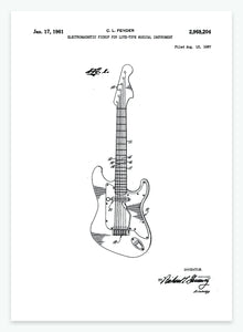 elguitar | PATENTPLAKAT - decoARTE