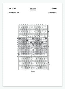 geologispil | PATENTPLAKAT - decoARTE