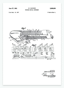 strengeinstrument | PATENTPLAKAT - decoARTE