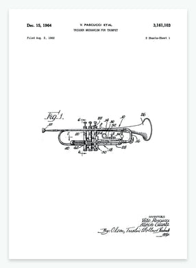 trigger mechanism for trumpet | PATENTPLAKAT - decoARTE