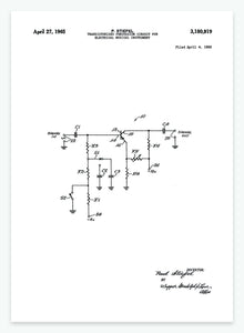 transistarize percussion circuit for electrical instrument | PATENTPLAKAT - decoARTE