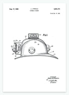 brandmandshjelm | PATENTPLAKAT - decoARTE
