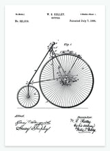 Indlæs billede til gallerivisning cykel | PATENTPLAKAT - decoARTE
