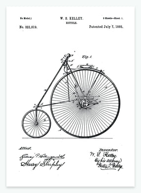 cykel | PATENTPLAKAT - decoARTE
