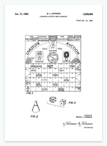 brætspil om kvæg | PATENTPLAKAT - decoARTE