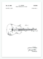 guitar | PATENTPLAKAT - decoARTE
