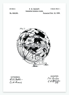 model af det nære univers | PATENTPLAKAT - decoARTE