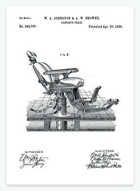 tandlægestol | PATENTPLAKAT - decoARTE