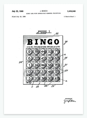 bingo | PATENTPLAKAT - decoARTE
