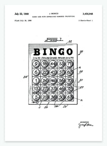 bingo | PATENTPLAKAT - decoARTE