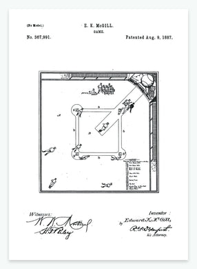 baseball | PATENTPLAKAT - decoARTE