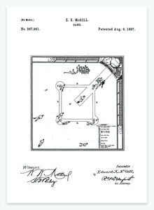 baseball | PATENTPLAKAT - decoARTE