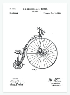 cykel | PATENTPLAKAT - decoARTE