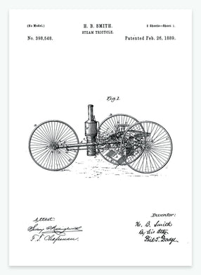 dampcykel | PATENTPLAKAT - decoARTE