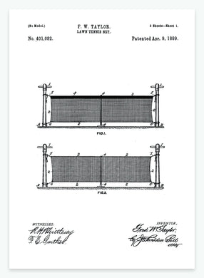 tennisnet | PATENTPLAKAT - decoARTE