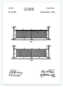 tennisnet | PATENTPLAKAT - decoARTE