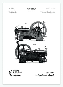 gasmotor | PATENTPLAKAT - decoARTE