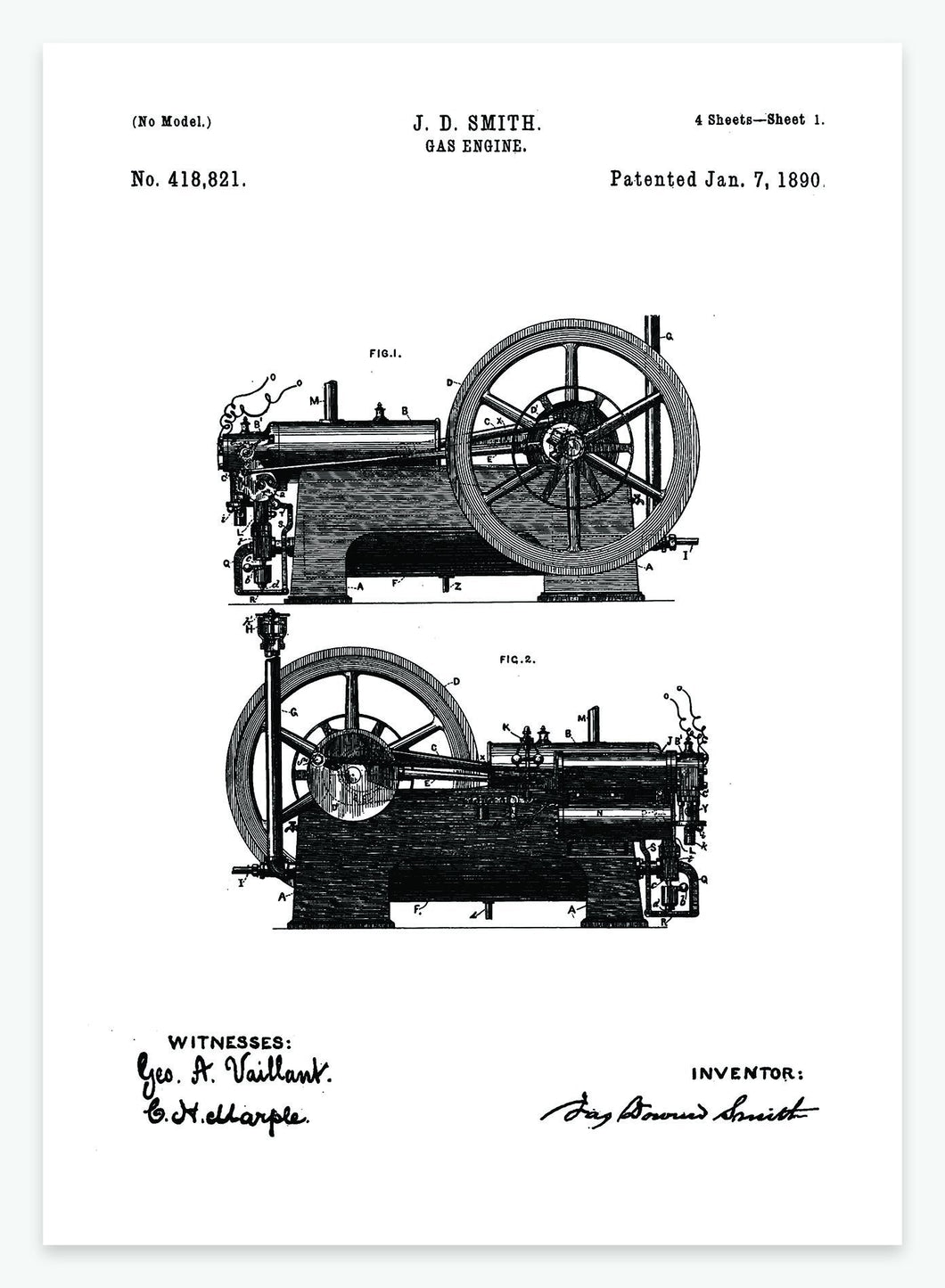 gasmotor | PATENTPLAKAT - decoARTE
