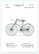 cykel | PATENTPLAKAT - decoARTE
