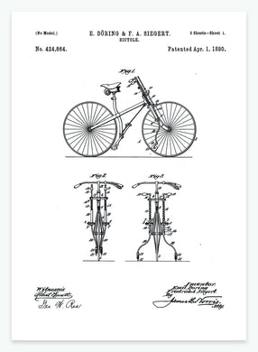 cykel | PATENTPLAKAT - decoARTE