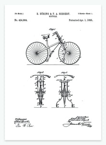 cykel | PATENTPLAKAT - decoARTE