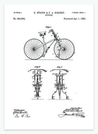cykel | PATENTPLAKAT - decoARTE