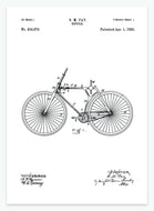 cykel | PATENTPLAKAT - decoARTE