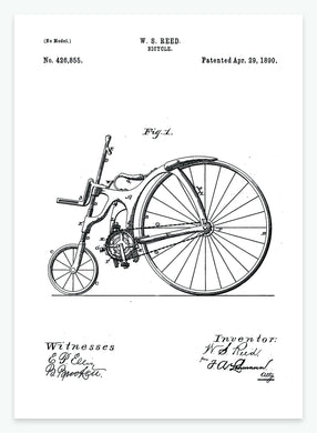 cykel | PATENTPLAKAT - decoARTE