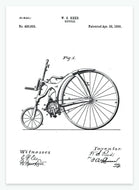 cykel | PATENTPLAKAT - decoARTE