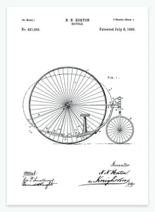 cykel | PATENTPLAKAT - decoARTE