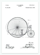 cykel | PATENTPLAKAT - decoARTE