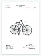cykel | PATENTPLAKAT - decoARTE