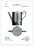 kaffekande | PATENTPLAKAT - decoARTE