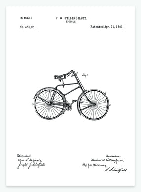 cykel | PATENTPLAKAT - decoARTE