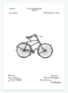 cykel | PATENTPLAKAT - decoARTE