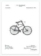 cykel | PATENTPLAKAT - decoARTE