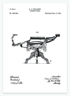 barberstol | PATENTPLAKAT - decoARTE