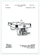 poolbord | PATENTPLAKAT - decoARTE