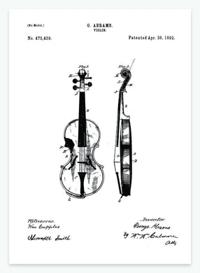 violin | PATENTPLAKAT - decoARTE