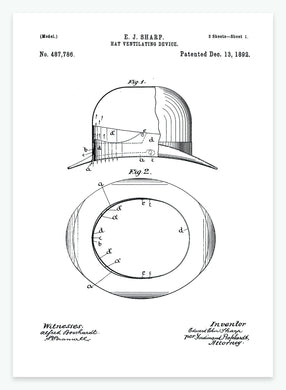 hat | PATENTPLAKAT - decoARTE