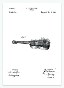guitar | PATENTPLAKAT - decoARTE