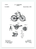 cykel | PATENTPLAKAT - decoARTE