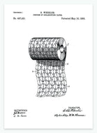 dekoreret toiletpapir | PATENTPLAKAT - decoARTE