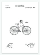 blomstervase til cykler | PATENTPLAKAT - decoARTE