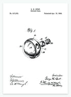 billardkugle | PATENTPLAKAT - decoARTE