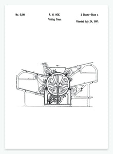trykpresse | PATENTPLAKAT - decoARTE