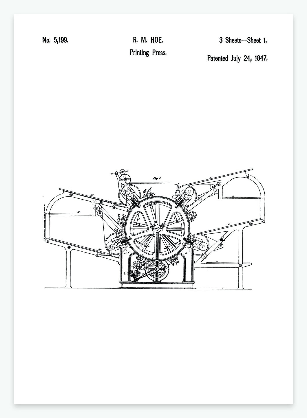 trykpresse | PATENTPLAKAT - decoARTE