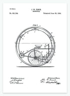 monocykel | PATENTPLAKAT - decoARTE
