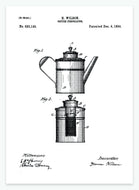 kaffekande | PATENTPLAKAT - decoARTE